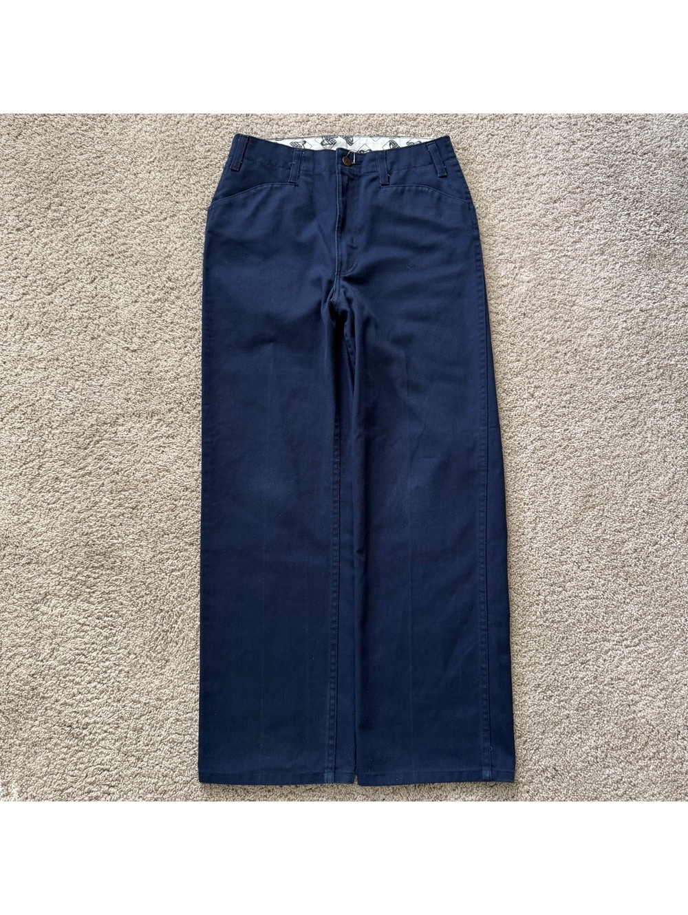 vintage 90s Ben Davis Style 898 Pants Size 30x30 Navy Blue Workwear